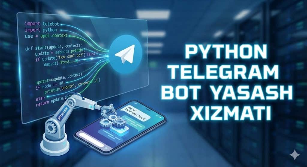 Biznesingiz uchun Python'da Telegram Bot Yasash Xizmati: Samaradorlik va Avtomatlashtirish