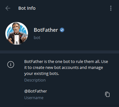 Telegram  BotFather 